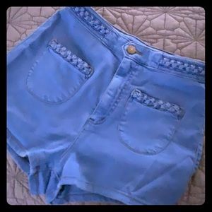 Vintage high rise soft jean shorts
